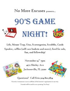 90's Game Night!