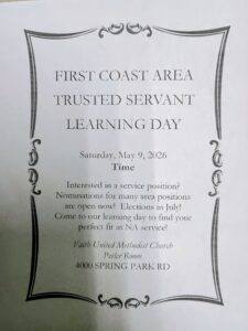 First Coast Area Trusted Servant Learning Day <hybrid> @ Faith United Methodist Church